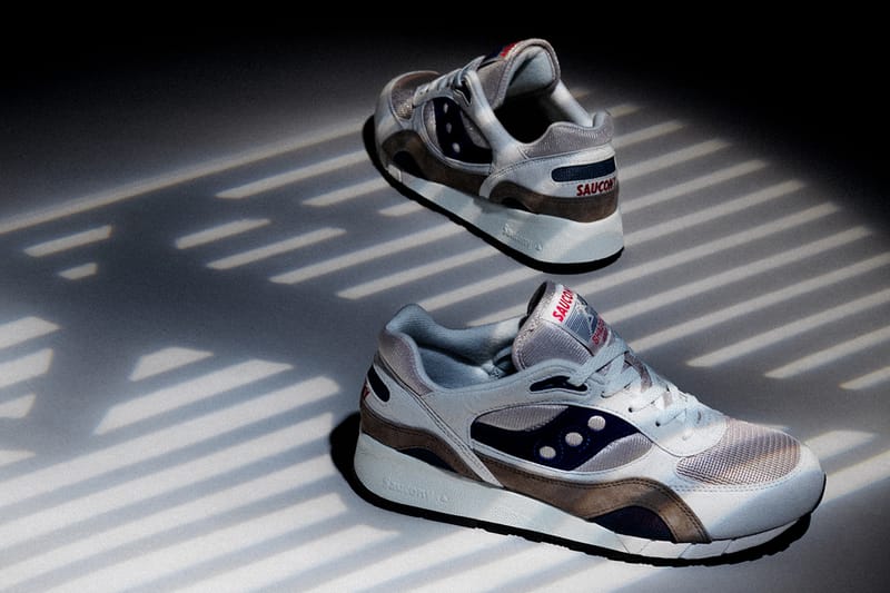 Saucony shadow 6000 on sale white grey navy