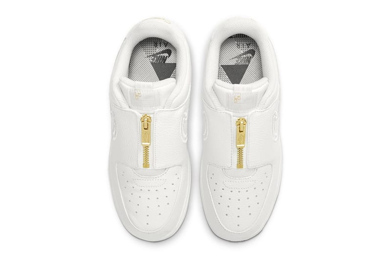 High top air outlet force ones with zipper