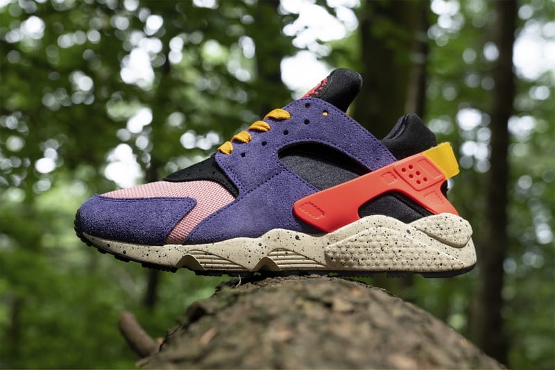 size Nike Air Huarache ACG Purple Orange Release Date Hypebeast