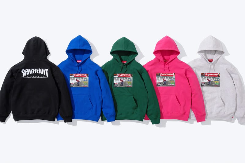 Thrasher x outlet supreme jacket