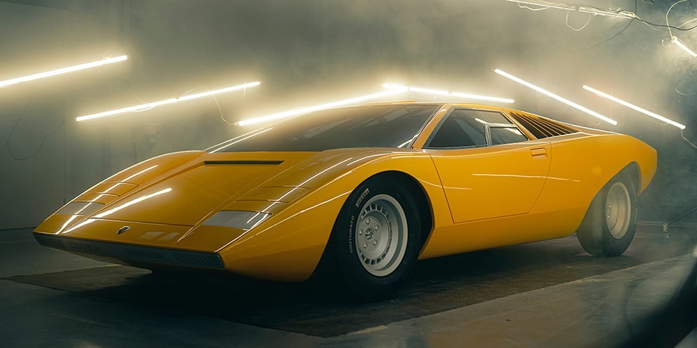 Lamborghini точно воссоздала Countach LP 500 1971 года