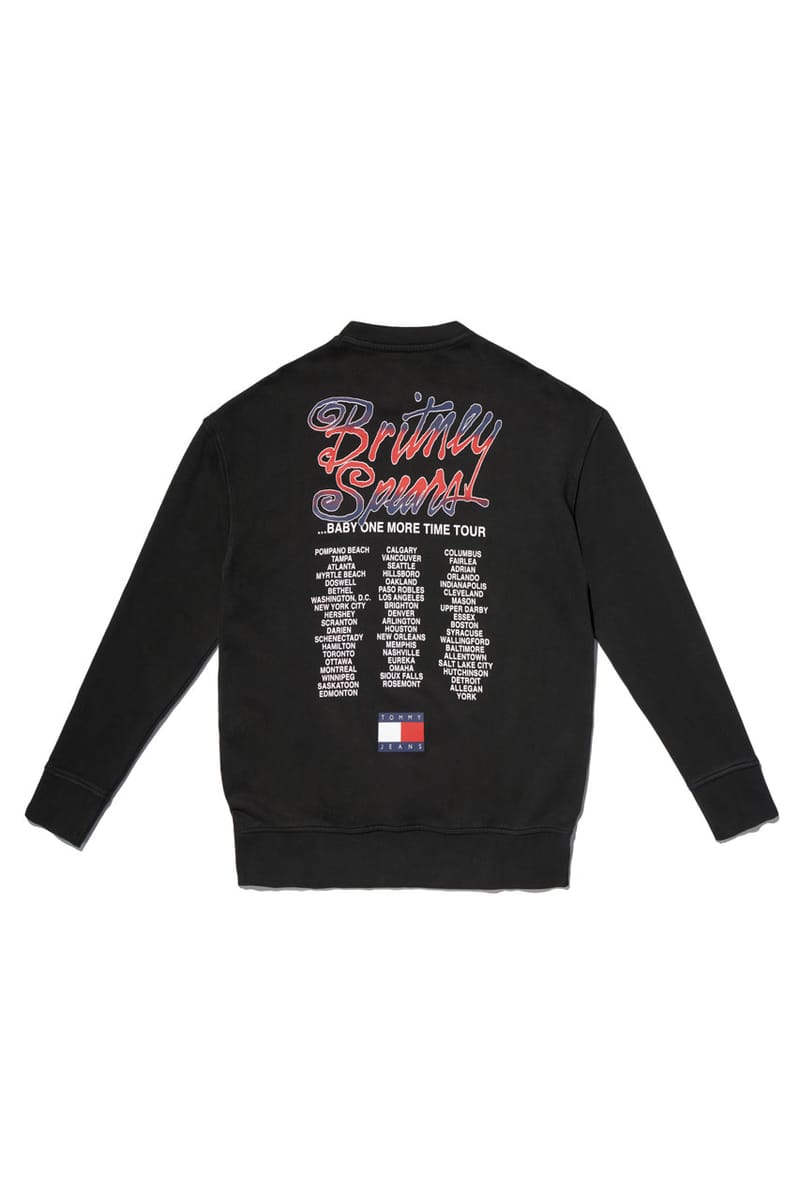 Tommy jeans script online logo sweatshirt