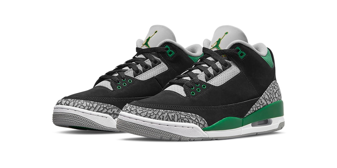 Официальные изображения Air Jordan 3 «Pine Green»