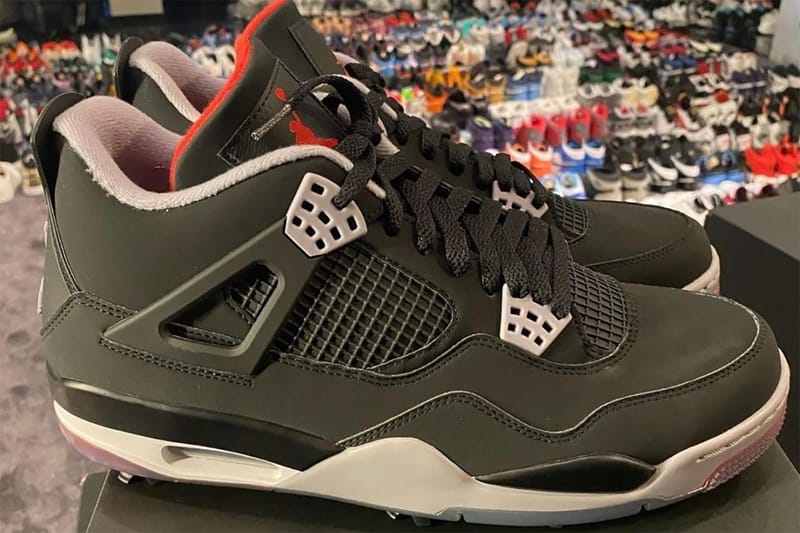 Jordan 4 best sale black red green