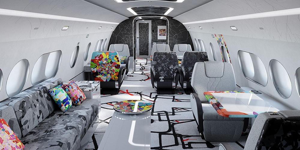 Airbus Corporate Jets вызывает мистера Красочного, чтобы добавить эмоций в салон нового самолета