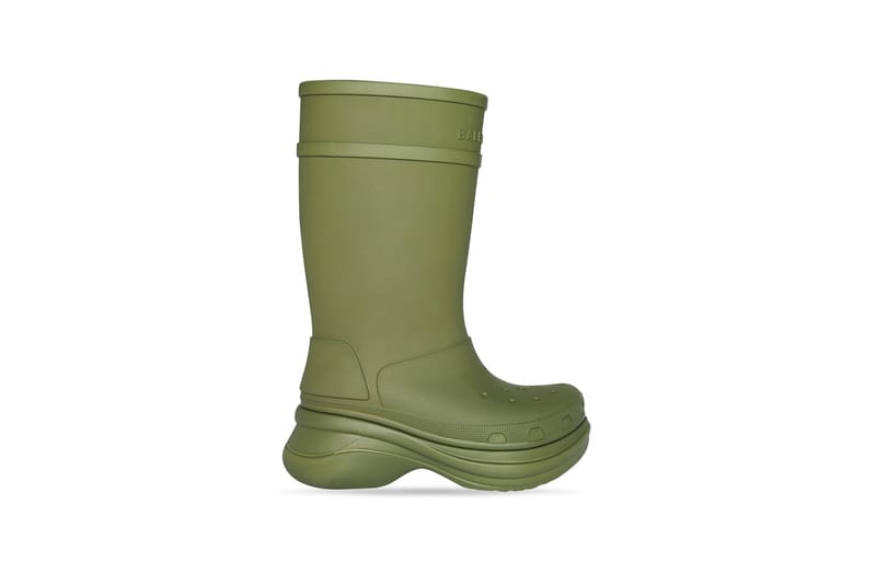 Balenciaga store green boots