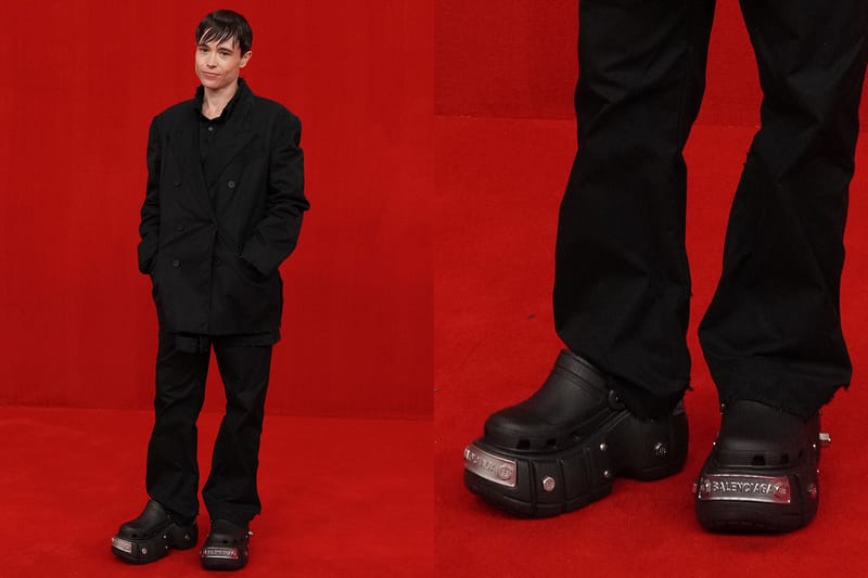 Balenciaga platform online crocs