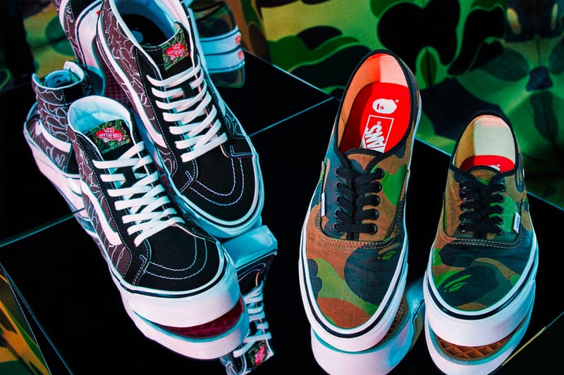 Red 2024 bape vans