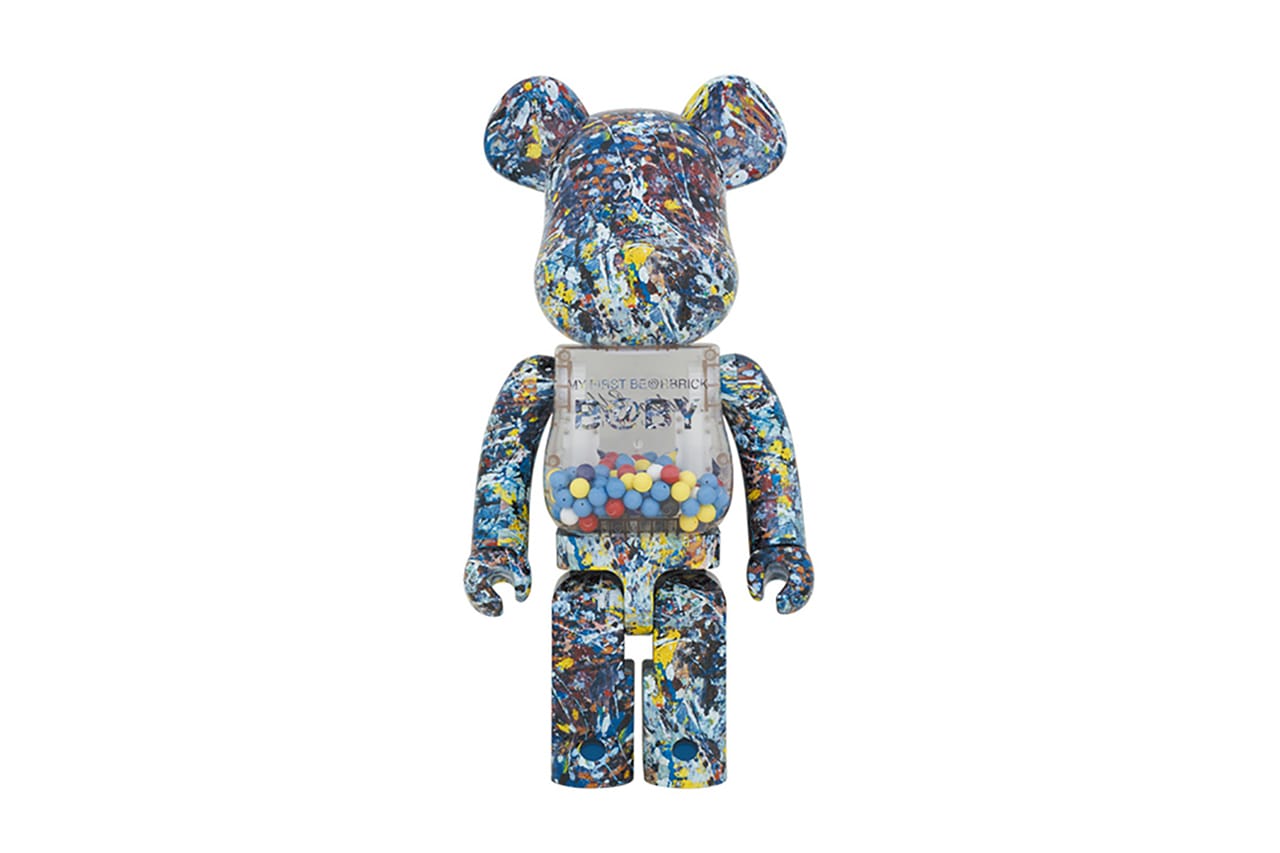 Jackson Pollock Studios Medicom Toy BE@RBRICK Release | HYPEBEAST