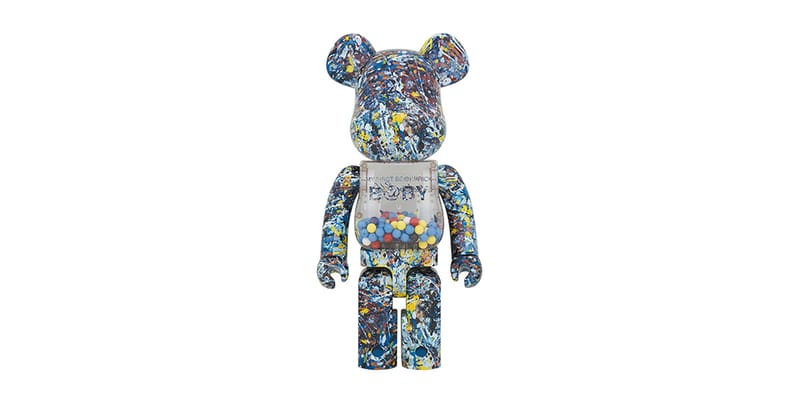 Jackson Pollock Studios Medicom Toy BE@RBRICK Release | Hypebeast