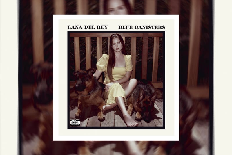 Lana del Rey signed 2024 blue banisters insert and cd