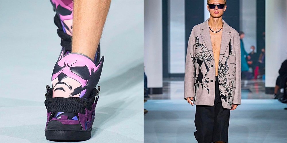 Более пристальный взгляд на коллаборацию Lanvin SS22 с Бэтменом