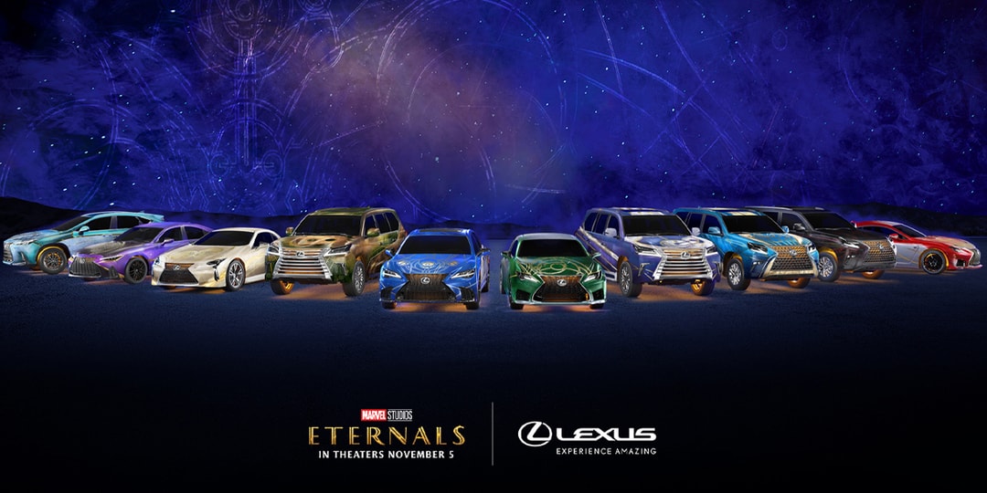 Lexus представляет автомобили, вдохновленные «Вечными» Marvel