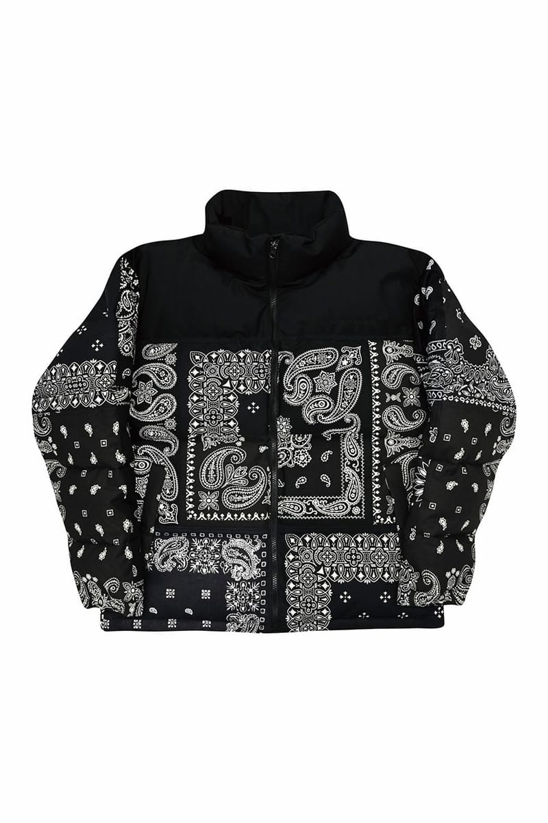 MIYAGIHIDETAKA Bandana Down Jacket Re-Release | Hypebeast