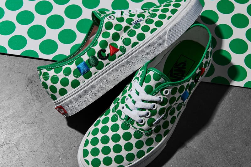 Polka dot outlet vans slip ons