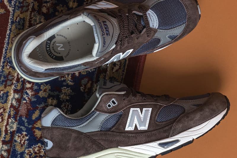 New Balance 991 Made in U.K. Drops in Brown/Navy | HYPEBEAST