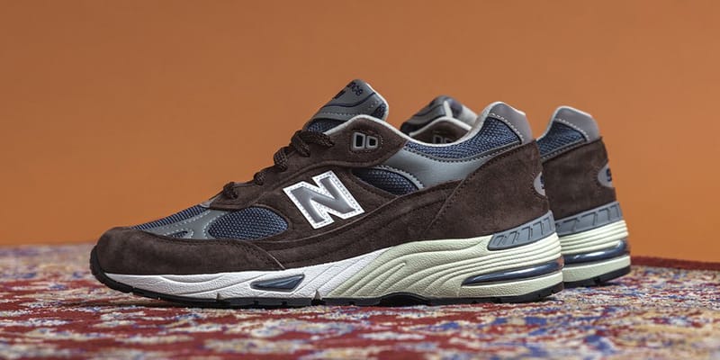 New Balance 991 Made in U.K. Drops in Brown/Navy | Hypebeast