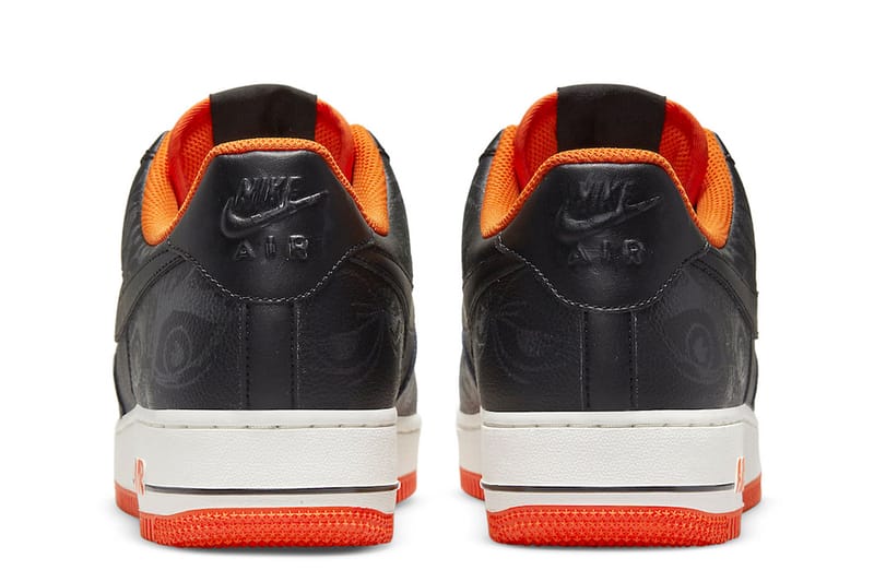 Nike air force hot sale 1 orange sole