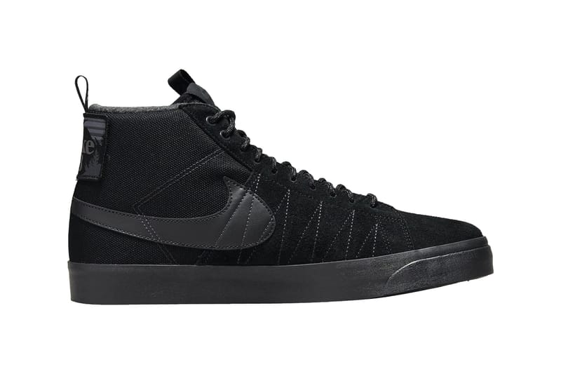 Nike sb blazer hot sale mid black