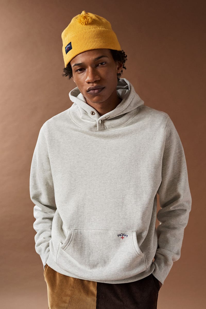 Noah wool check on sale hoodie