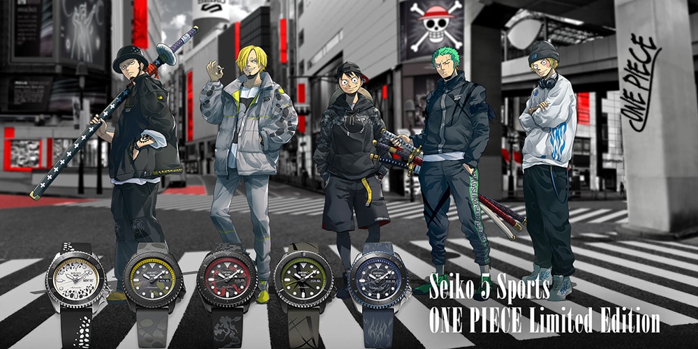 Ограниченная серия One Piece x Seiko 5 Sports, вдохновленная пиратами соломенной шляпы