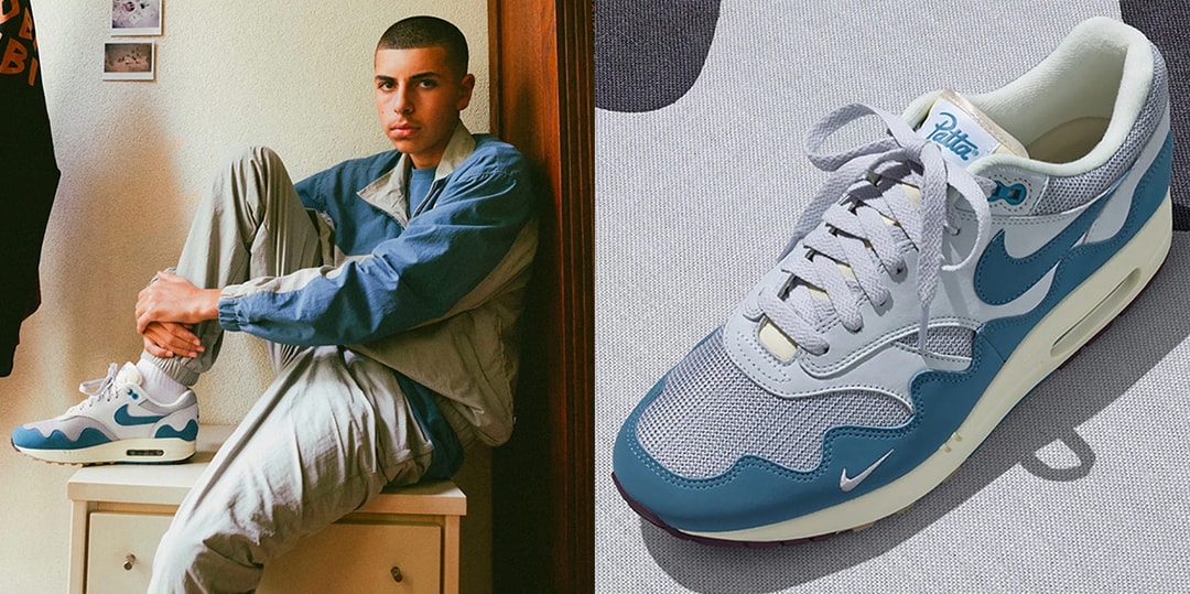 Информация о выпуске коллаборации Патты с Nike Air Max 1 «Noise Aqua»