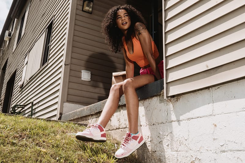 Social Status Nike Dunk Mid Strawberry Milk DJ1173-600