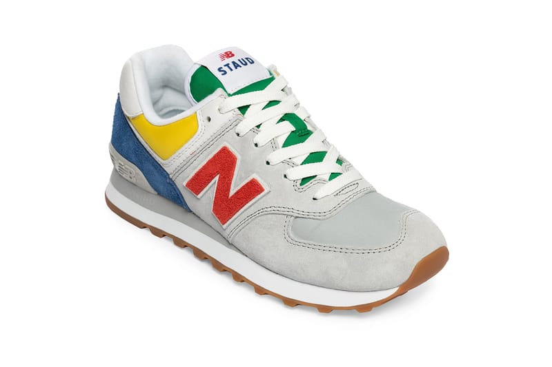 white colorful new balance