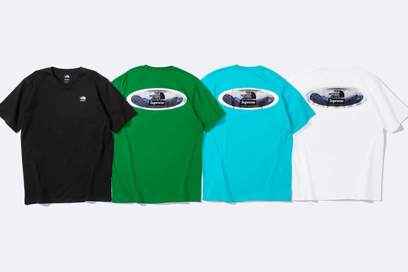 T shirt supreme on sale the north face