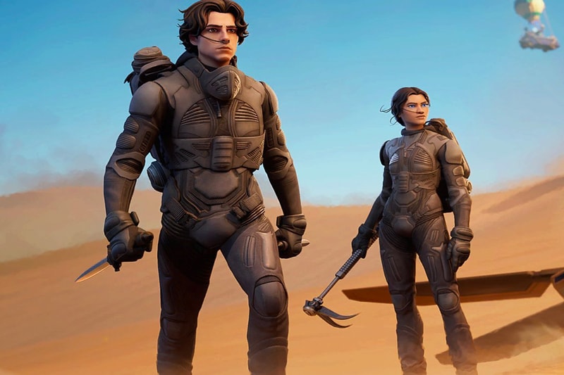 Zendaya Timothée Chalamet 'Dune' 'Fortnite' Skins | Hypebeast