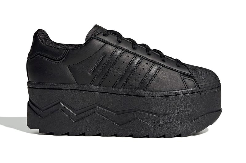 Superstar on sale platform black