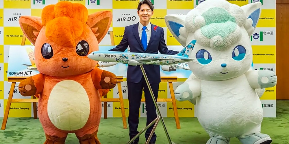 Японская авиакомпания Air Do представляет Pokémon Vulpix Jet Hokkaido
