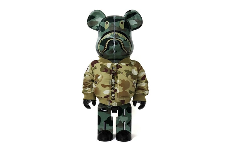 Alpha Industries x BAPE BE@RBRICKs | Hypebeast