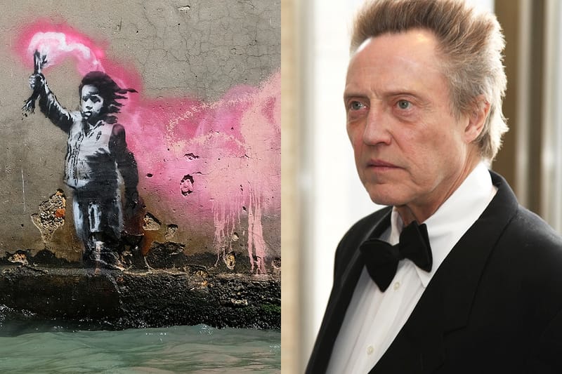 Banksy Painting Destroyed by Christopher Walken Hypebeast