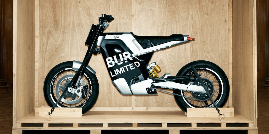 Burberry представляет совместный мотоцикл Concept-E RS с DAB Motors