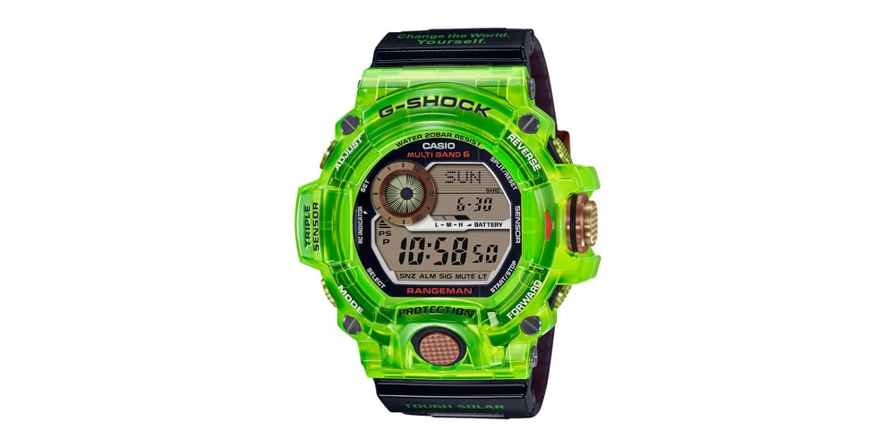 G-SHOCK выпускает Neon Green Rangeman с EARTHWATCH