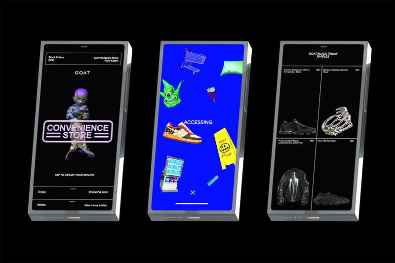 GOAT Black Friday 2021 Immersive Experience Release Info Hypebeast
