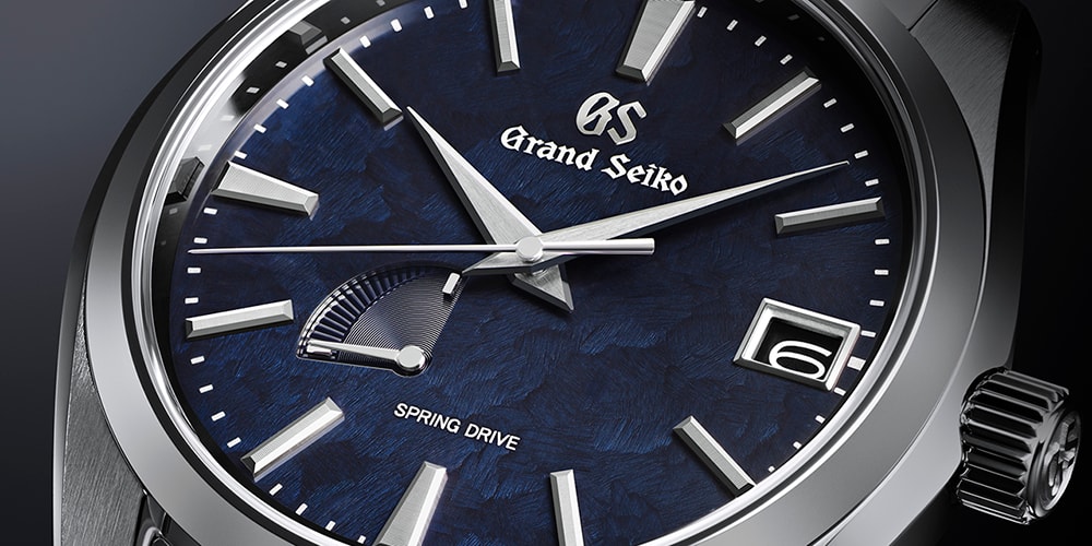 Циферблат Grand Seiko Pairs с текстурой камня и древним цветом победы