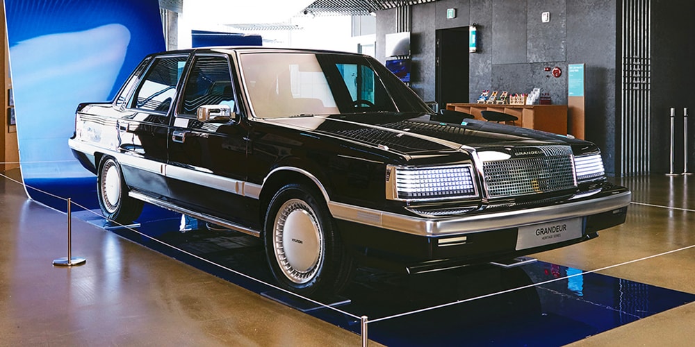 Взгляните поближе на электрический рестомод Hyundai Grandeur Heritage Series
