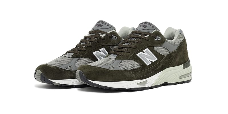 New Balance 991 Olive Green Gray M991OLG Release Info ...