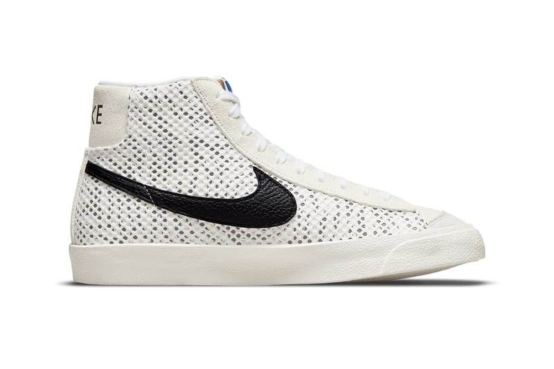 Women's 'blazer mid outlet mesh black white