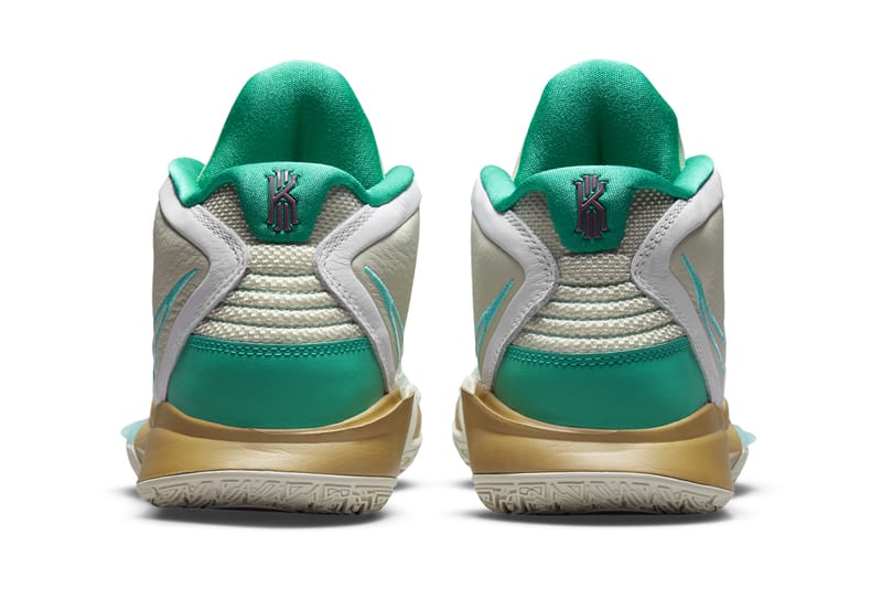 Kyrie green outlet and gold