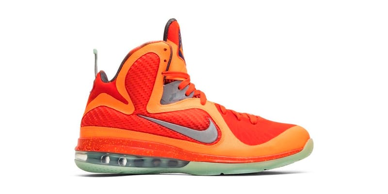 orange lebron 9