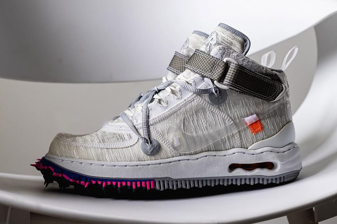 Off-White Nike Air Force 1 Mid White DO6290-100 Release | Hypebeast