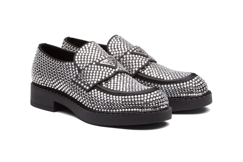 Prada sales rhinestone shoes