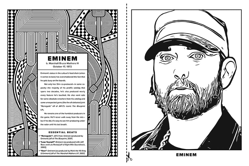 Riley Wallace 'Hip-Hop's Greatest Producers Coloring Book Vol. 1