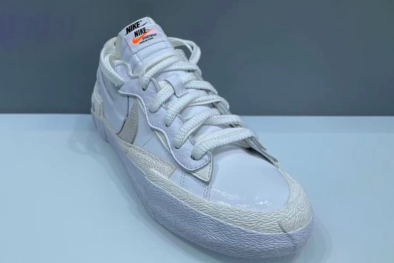 sacai Nike Blazer Low White Grey DM6443-100 Release Date | Hypebeast