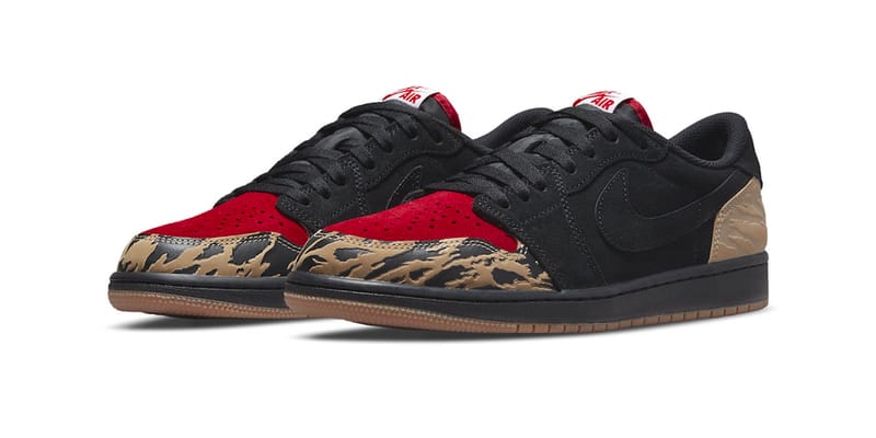 Sole Fly×Nike Air Jordan 1 Low Black and Sport Red 正規品 Nike Sole FlyAir Jordan 1 Low Black and Sport Red Air Jordan