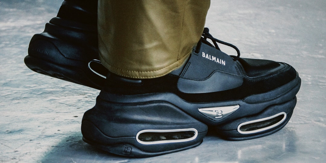 Freya Monro Morrison Styles The BBold Sneaker For Balmain | Hypebeast
