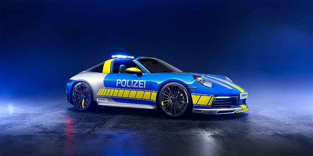 TECHART продвигает безопасный тюнинг Porsche 911 Targa 4 в стиле POLIZEI